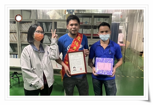 111年度優良勞工表揚-馬O歐